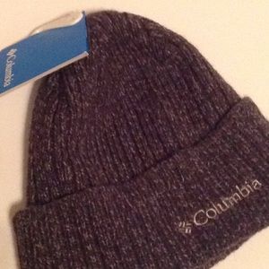Men's Columbia Watch Cap Hat! NWT! Gray Mingle